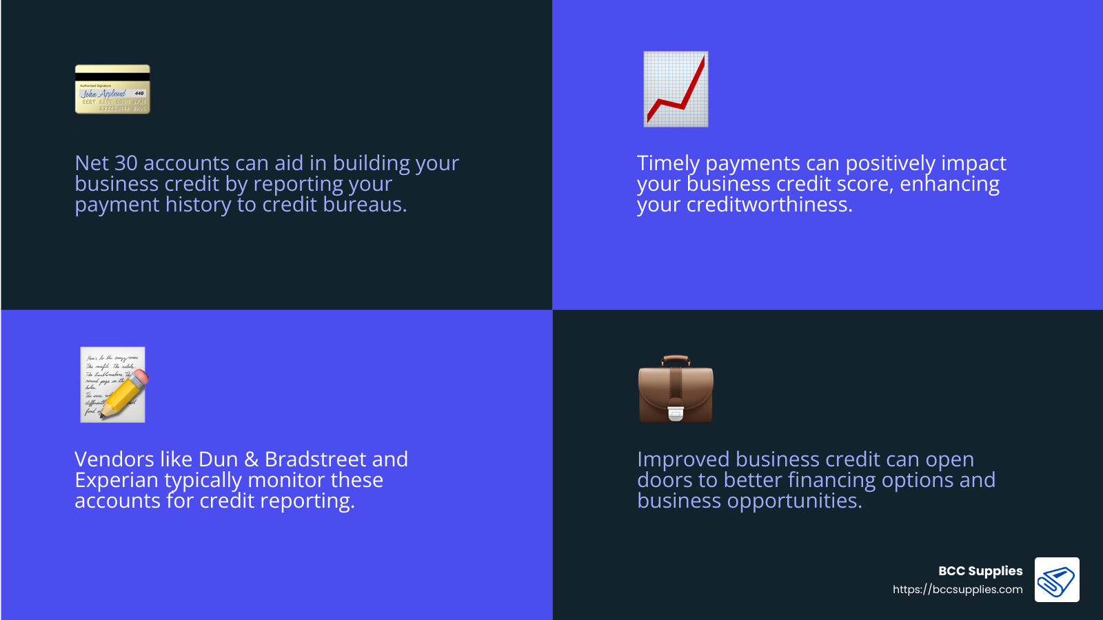 Credit Building - business credit net 30 vendors infographic 4<em>facts</em>emoji_blue Credit Building - business credit net 30 vendors infographic 4<em>facts</em>emoji_blue