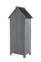 d0102h2cr07-6.jpg 30.3"L X 21.3"W X 70.5"H Outdoor Storage Cabinet; Wooden Tool Shed for Garden Patio Backyard, Natural/Gray