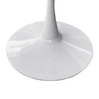 42.12"Modern Round Dining Table with Printed White Marble Table Top; Metal Base Dining Table;  End Table Leisure Coffee Table