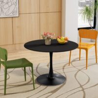 d0102h2qsi7-1.jpg 42.12"Modern Round Dining Table with Round MDF Table Top; Metal Base Dining Table; End Table Leisure Coffee Table
