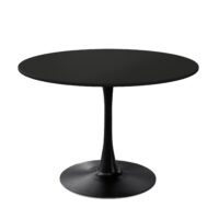 d0102h2qsi7-5.jpg 42.12"Modern Round Dining Table with Round MDF Table Top; Metal Base Dining Table; End Table Leisure Coffee Table