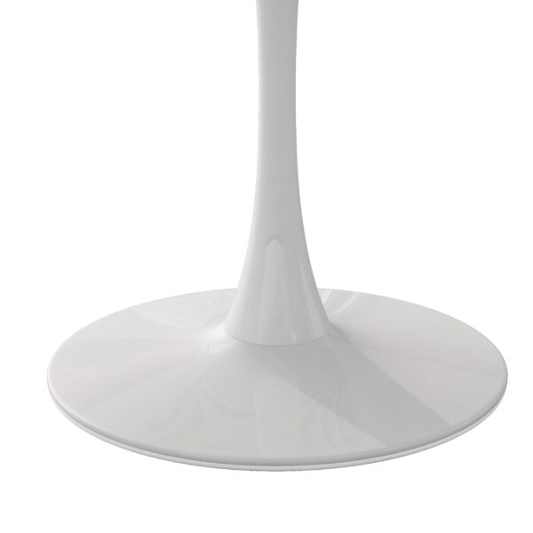 d0102h2qsig-1.jpg 42.12"Modern Round Dining Table with Round MDF Table Top; Metal Base Dining Table; End Table Leisure Coffee Table