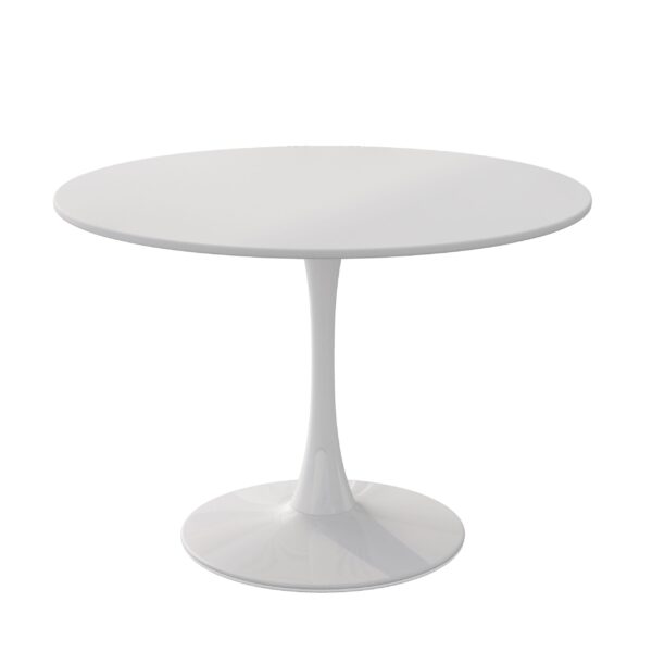 d0102h2qsig-3.jpg 42.12"Modern Round Dining Table with Round MDF Table Top; Metal Base Dining Table; End Table Leisure Coffee Table