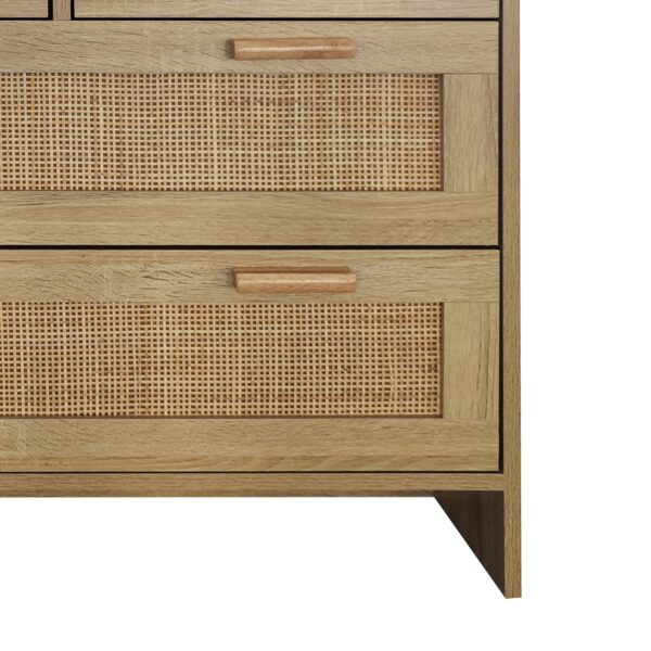 d0102h2z91v-6.jpg 4 Drawers Rattan Cabinet,for Bedroom,Living Room,Dining Room,Hallways,Easy Assembly
