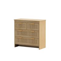 d0102h2z91v-7.jpg 4 Drawers Rattan Cabinet,for Bedroom,Living Room,Dining Room,Hallways,Easy Assembly