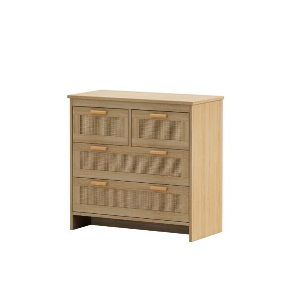 d0102h2z91v-7.jpg 4 Drawers Rattan Cabinet,for Bedroom,Living Room,Dining Room,Hallways,Easy Assembly