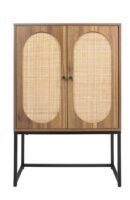 d0102h7btdj-6.jpg Natural rattan, Allen 2 Door high cabinet, rattan, Built-in adjustable shelf, Easy Assembly, Free Standing Cabinet for Living Room Bedroom