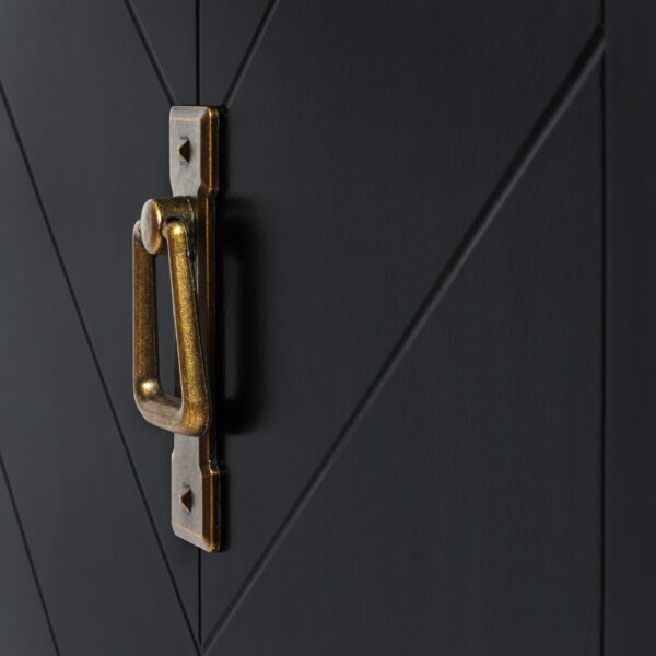 d0102h7buq6-17.jpg 2 Door Wooden Cabinets, Black Wood Cabinet Vintage Style Sideboard for Living Room Dining Room Office