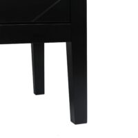 d0102h7buq6-18.jpg 2 Door Wooden Cabinets, Black Wood Cabinet Vintage Style Sideboard for Living Room Dining Room Office