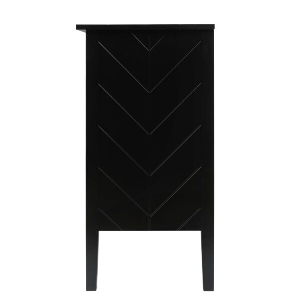 d0102h7buq6-9.jpg 2 Door Wooden Cabinets, Black Wood Cabinet Vintage Style Sideboard for Living Room Dining Room Office