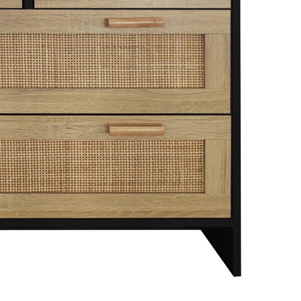 d0102hgnye7-3.jpg 4 Drawers Rattan Cabinet,for Bedroom,Living Room,Dining Room,Hallways,Easy Assembly
