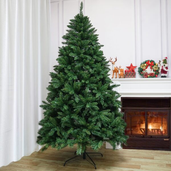 5FT Classic Christmas Tree with 819 Branch Tips, Flame-Retardant PVC, Environmentally Friendly Artificial