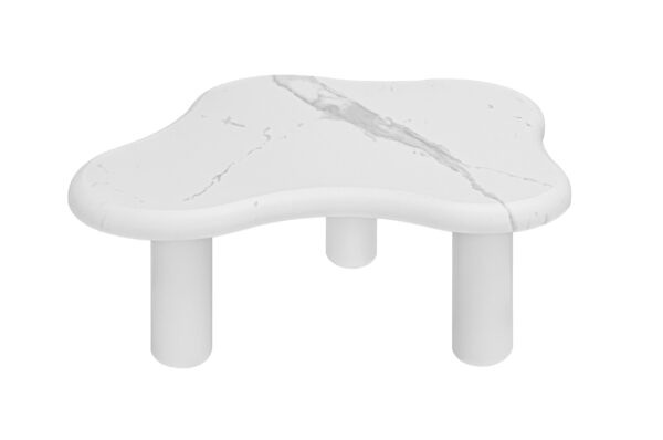 d0102hpip8x-13.jpg Cloud Coffee Table Classic Modern Marbling Tea Table, Irregular Indoor End Table For Living Room Apartment Free Shape with 3 Legs