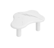 d0102hpip8x-16.jpg Cloud Coffee Table Classic Modern Marbling Tea Table, Irregular Indoor End Table For Living Room Apartment Free Shape with 3 Legs