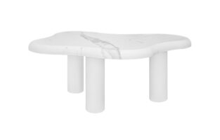 d0102hpip8x-6.jpg Cloud Coffee Table Classic Modern Marbling Tea Table, Irregular Indoor End Table For Living Room Apartment Free Shape with 3 Legs