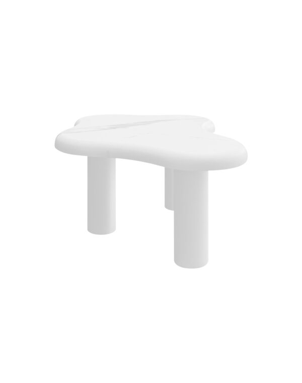 d0102hpip8x-9.jpg Cloud Coffee Table Classic Modern Marbling Tea Table, Irregular Indoor End Table For Living Room Apartment Free Shape with 3 Legs