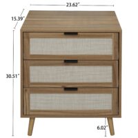 d0102hr7h68-4.jpg 3 Drawer Cabinet, Suitable for bedroom, living room, study