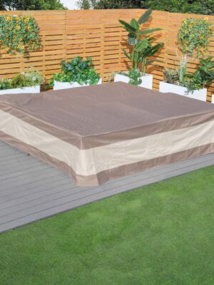 Direct Wicker 106x106in Water Resistant Patio Furniture Cover Heavy Duty Outdoor Sectional Sofa Cover