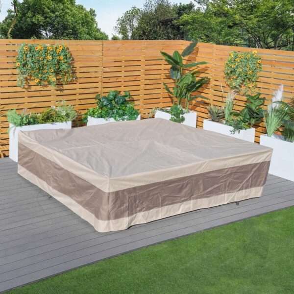 Direct Wicker 106x106in Water Resistant Patio Furniture Cover Heavy Duty Outdoor Sectional Sofa Cover