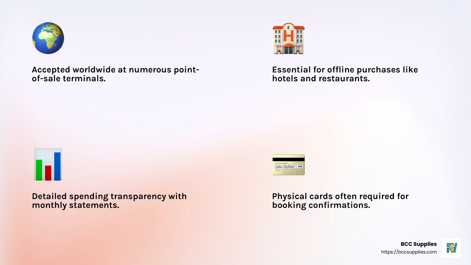 Spending transparency with physical cards improves budget management and financial oversight. - Virtual And Physical Business Credit Cards infographic 4_facts_emoji_light-gradient Spending transparency with physical cards improves budget management and financial oversight. - Virtual And Physical Business Credit Cards infographic 4_facts_emoji_light-gradient
