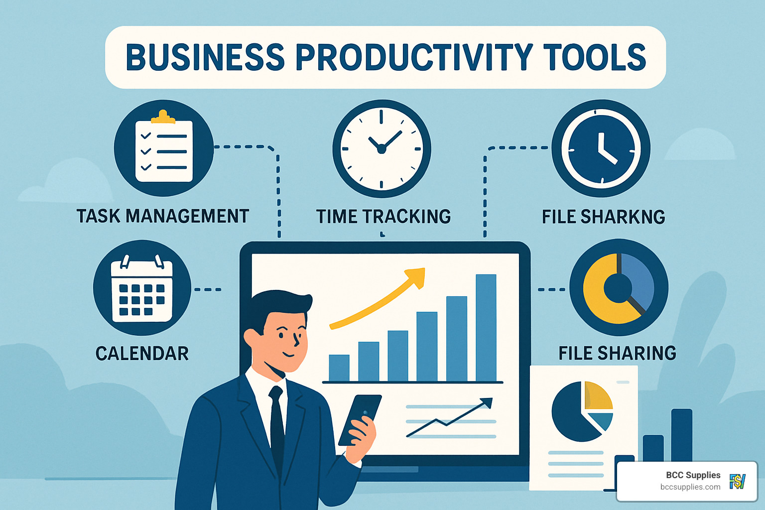 AI dashboard interface showing predictive analytics and automated insights - business productivity tools